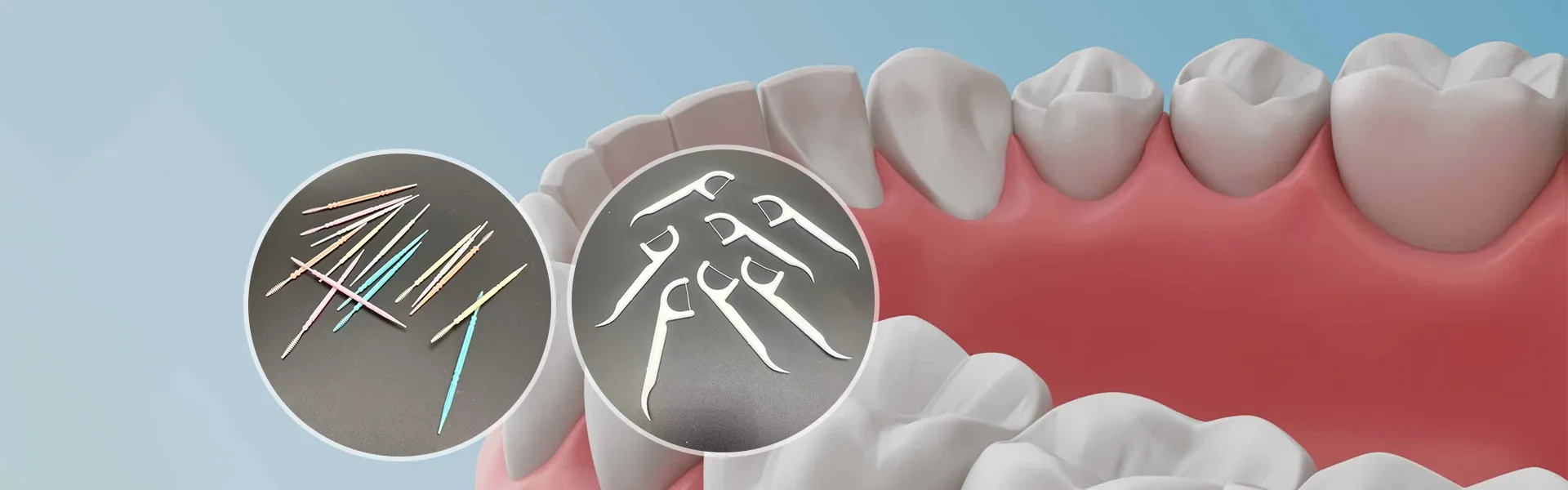 Fishbone-shaped Plastic Toothpick