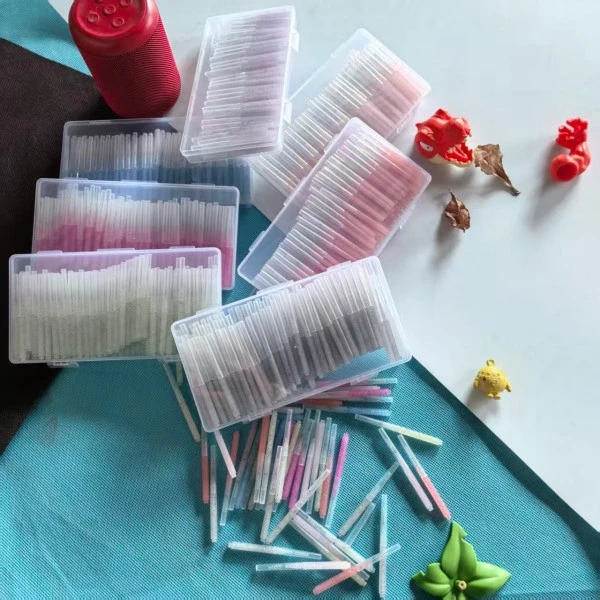 Hexagonal Crystal Interdental Brush